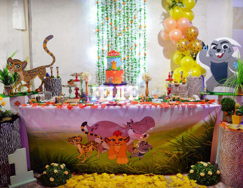 Lion King Birthday Party Ideas
 The Lion Guard Birthday "Disney The Lion King birthday