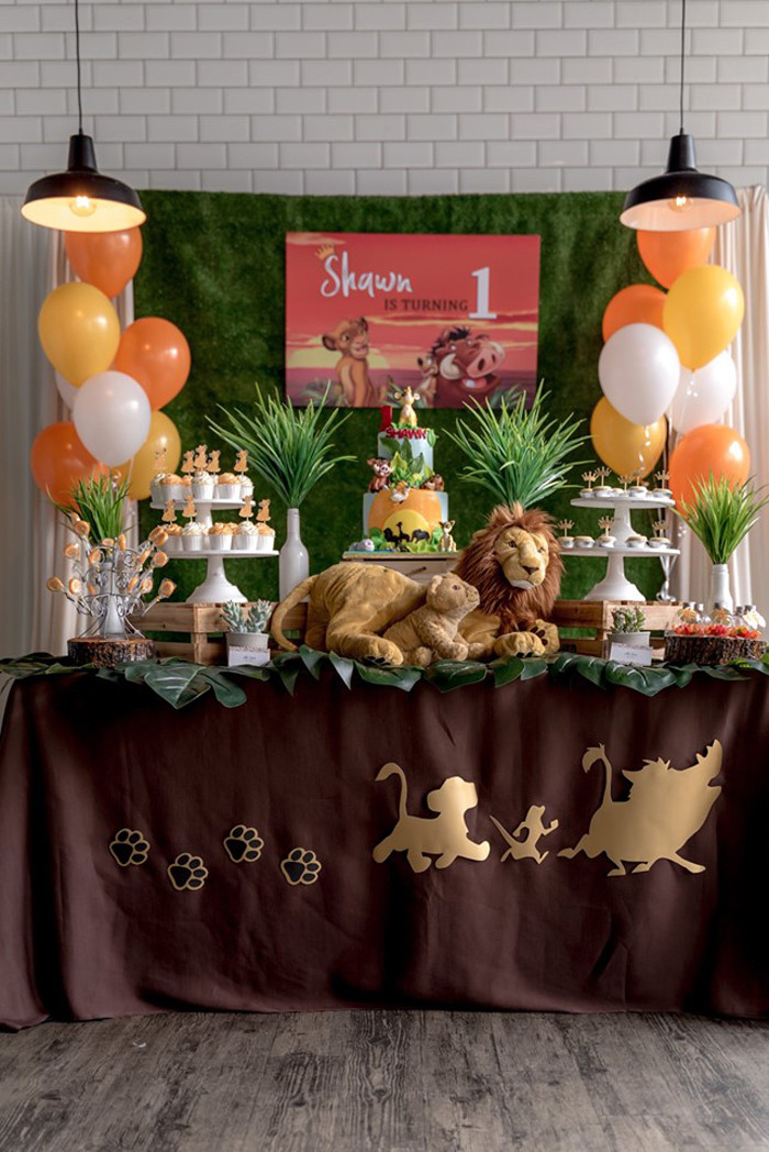 Lion King Birthday Party
 Kara s Party Ideas Simba & Friends Lion King Birthday