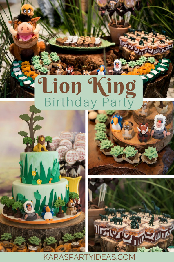 Lion King Birthday Party
 Kara s Party Ideas Lion King Birthday Party