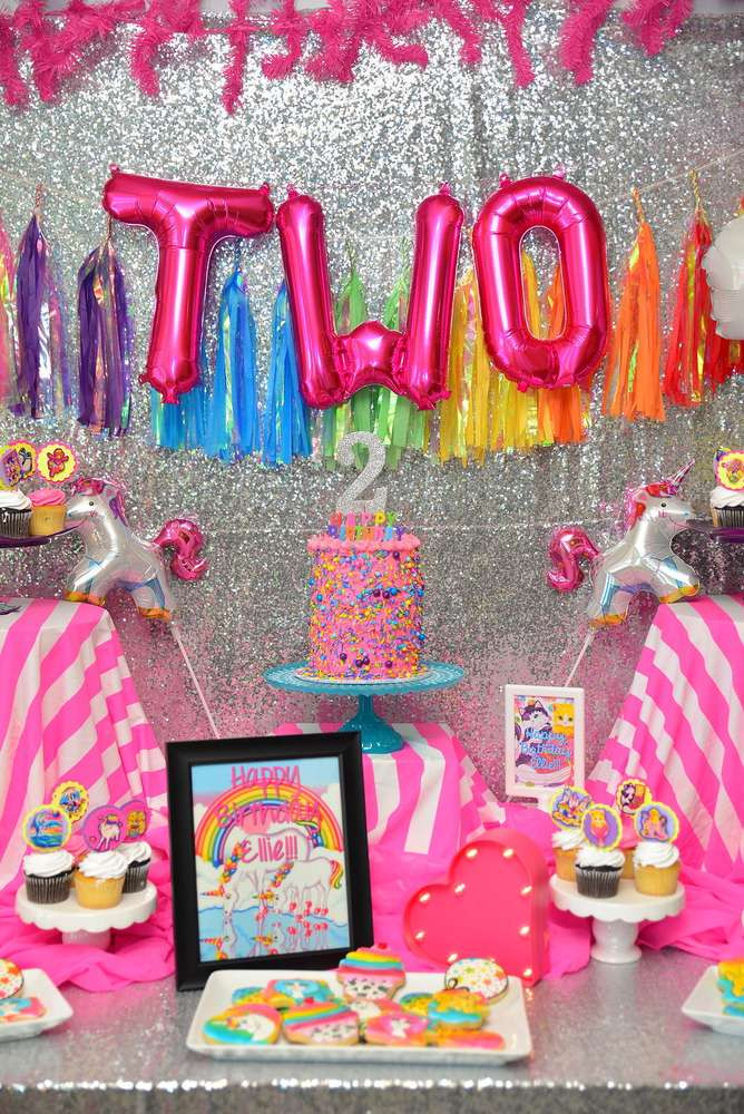 Lisa Frank Birthday Party Ideas
 Lisa Frank Unicorn Birthday Party Ideas