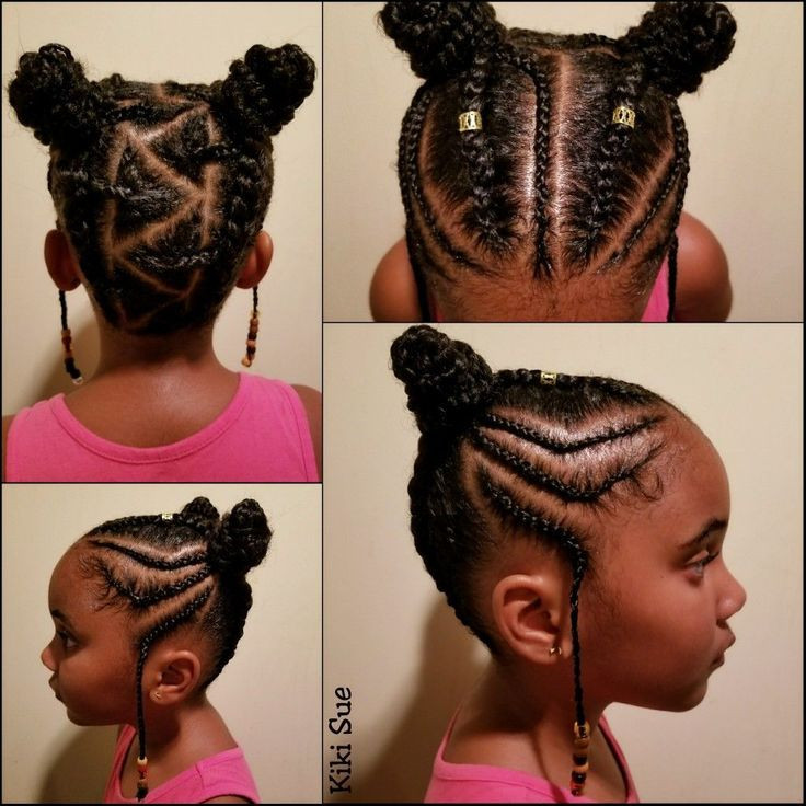 Little Black Girl Braid Hairstyles With Beads
 Little Black Girls Hairstyles Braids & beads Polyvore