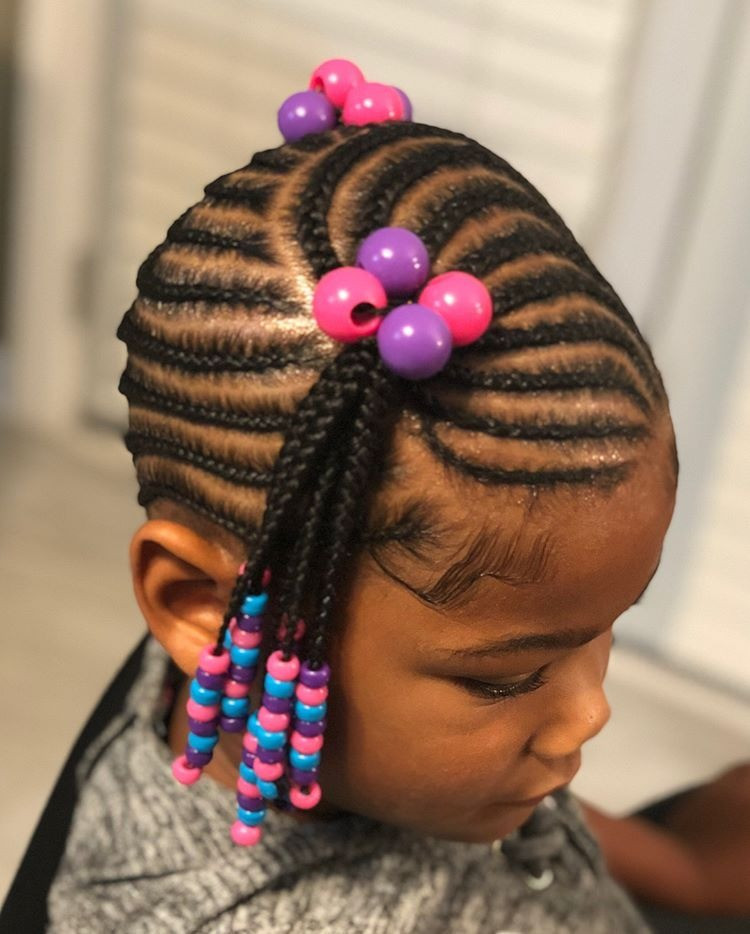 Little Black Girl Braid Hairstyles With Beads
 35 Amazing Natural Hairstyles for Little Black Girls