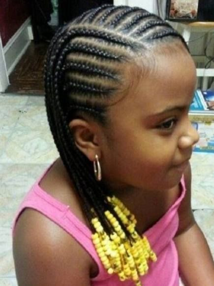 Little Black Girl Braid Hairstyles With Beads
 59 Trendy Braids With Beads Kids braids