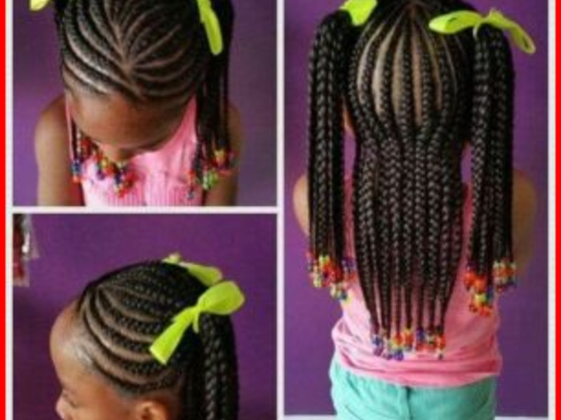 Little Black Girl Braid Hairstyles With Beads
 Little Girl Braid Styles And Ideas Best Kids Hairstyle