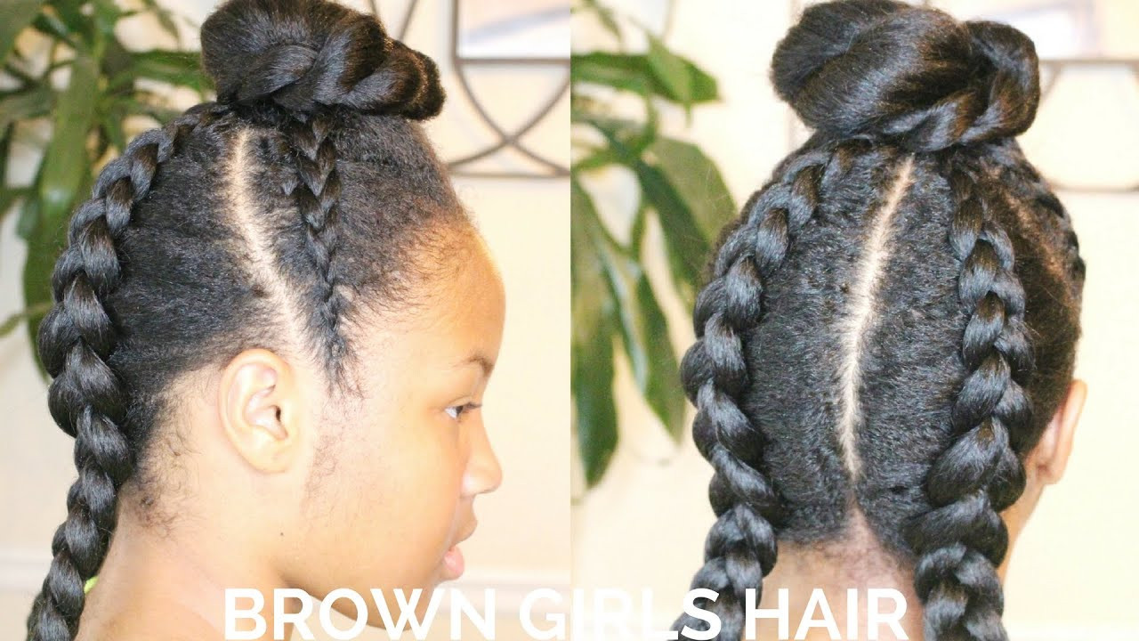 Little Black Girl Natural Hairstyles
 Little Black Girls Cornrows Hairstyle