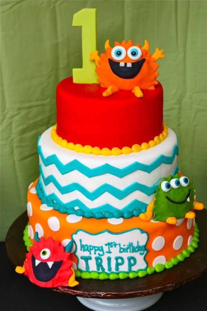 Little Boy 1St Birthday Party Ideas
 Little Monster 1st Birthday Party