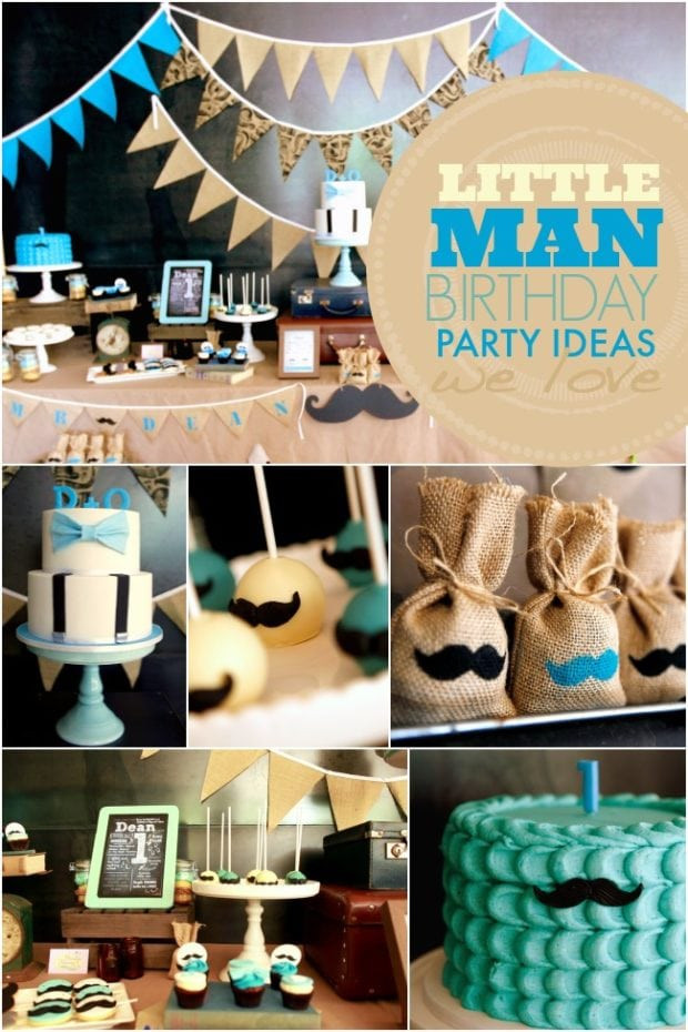 Little Boy 1St Birthday Party Ideas
 A Little Gentleman First Birthday Party