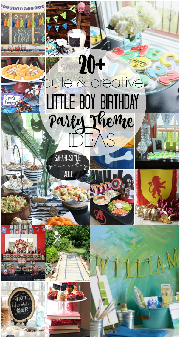 Little Boy Birthday Party Ideas
 little boy birthday party theme ideas