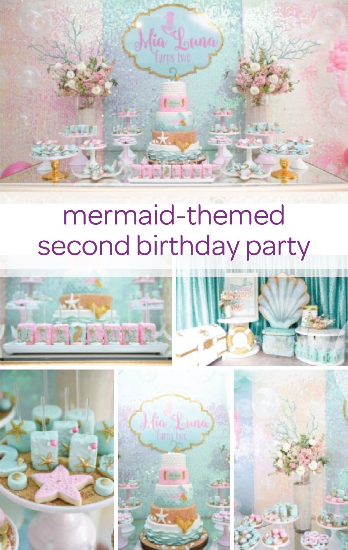 Little Girl 2Nd Birthday Party Ideas
 Mermaid Birthday Party