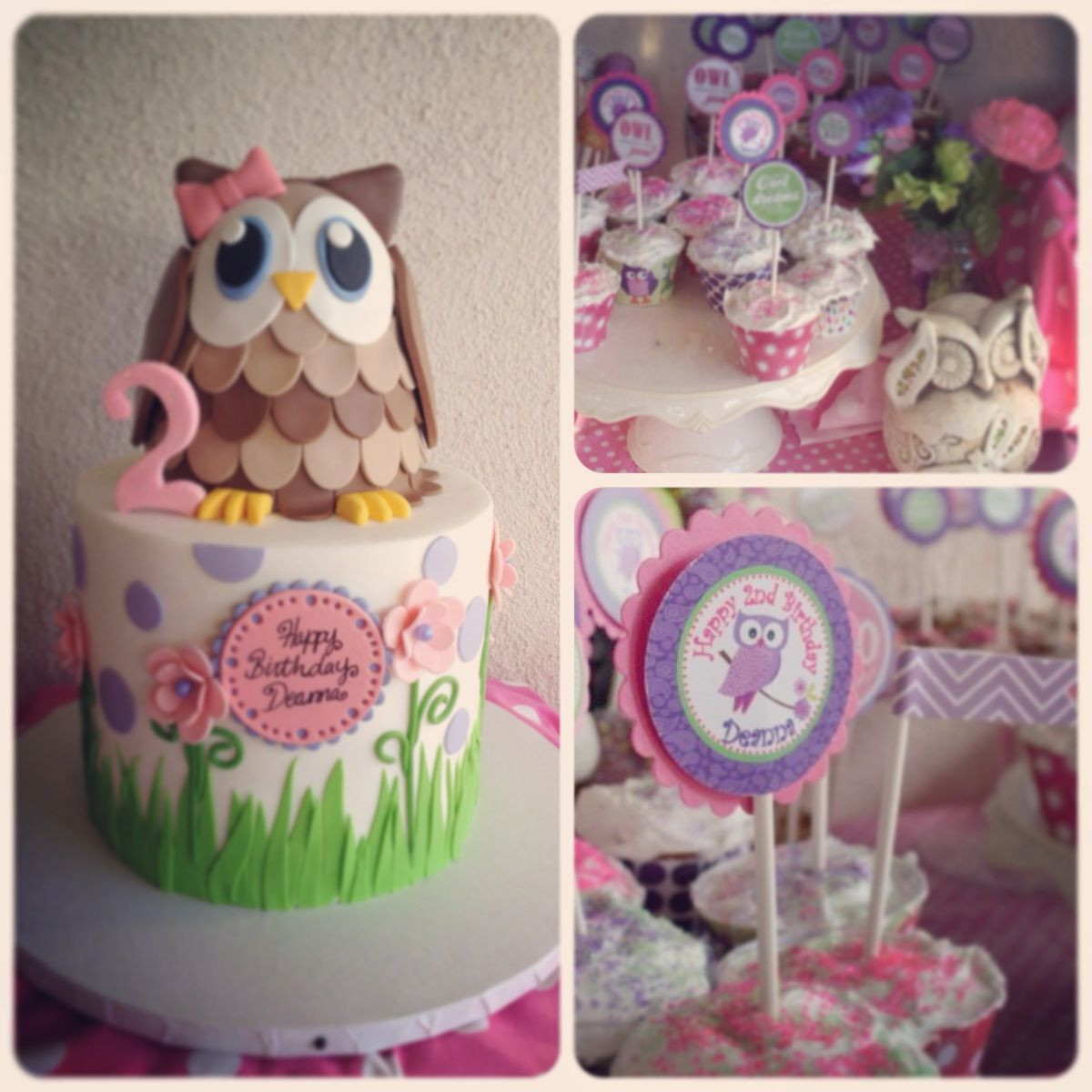 Little Girl 2Nd Birthday Party Ideas
 My little girl 2nd birthday owl theme Party