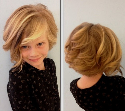 Little Girl Short Curly Hairstyles
 50 Short Hairstyles and Haircuts for Girls of All Ages