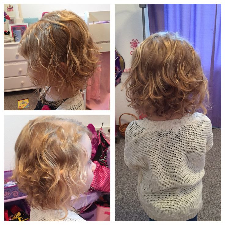 Little Girl Short Curly Hairstyles
 Toddler girl curly hair Bob short haircut