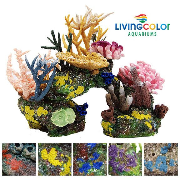Living Color Aquarium
 Living Color Artificial Coral Inserts make a great