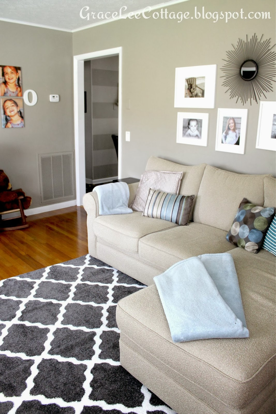 Living Room Area Rugs
 Grace Lee Cottage New living room rug