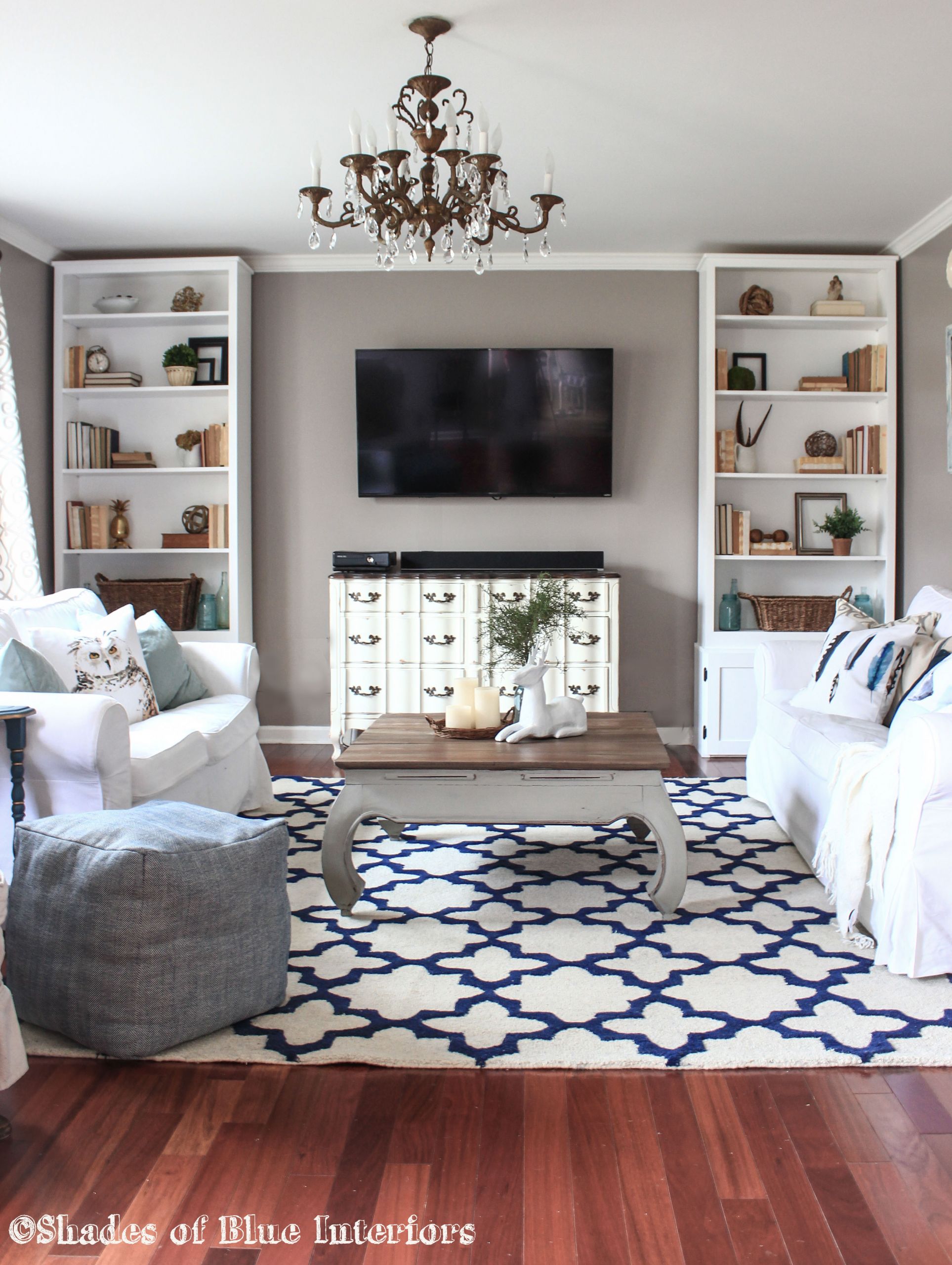 Living Room Area Rugs
 New Living Room Rug Shades of Blue Interiors