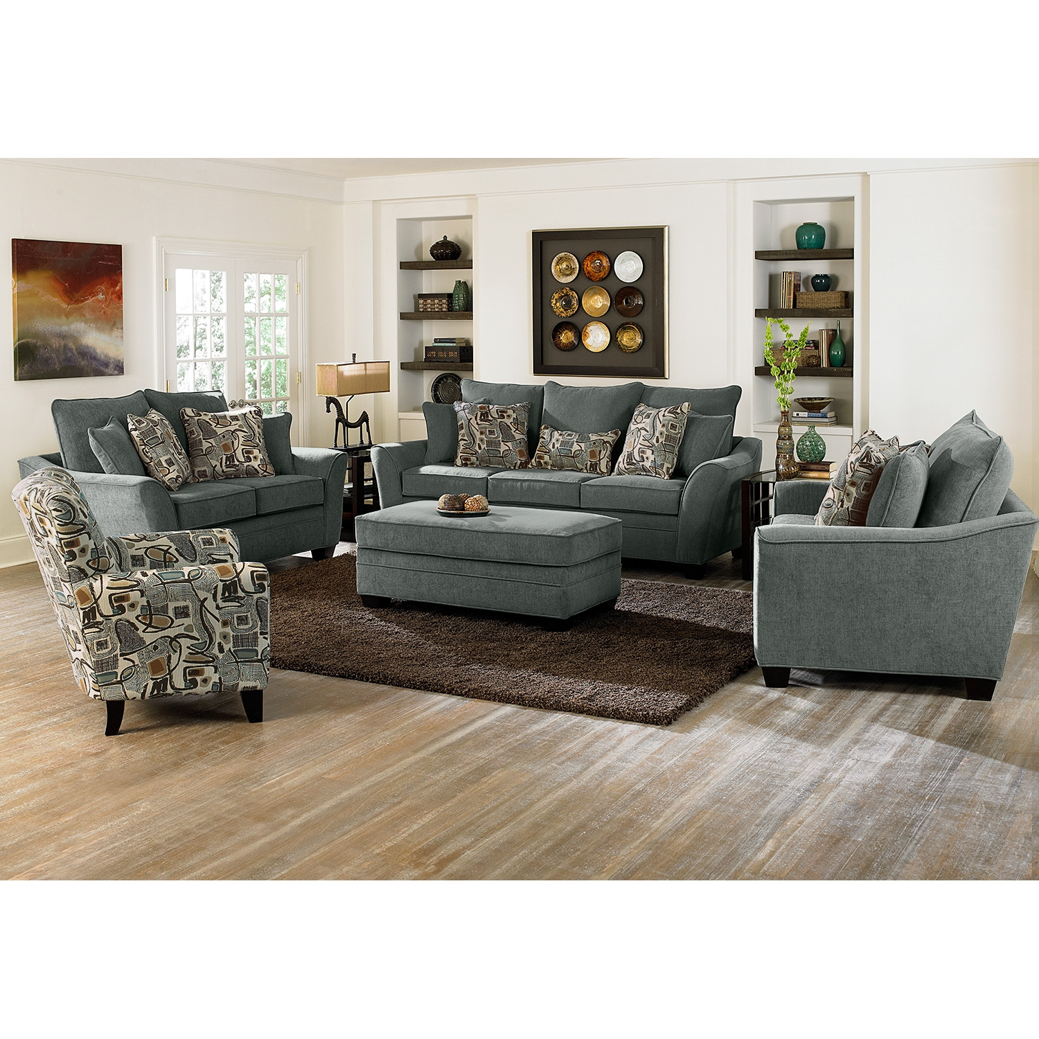 Living Room Chair Set
 Perfect Chairs With Ottomans For Living Room – HomesFeed