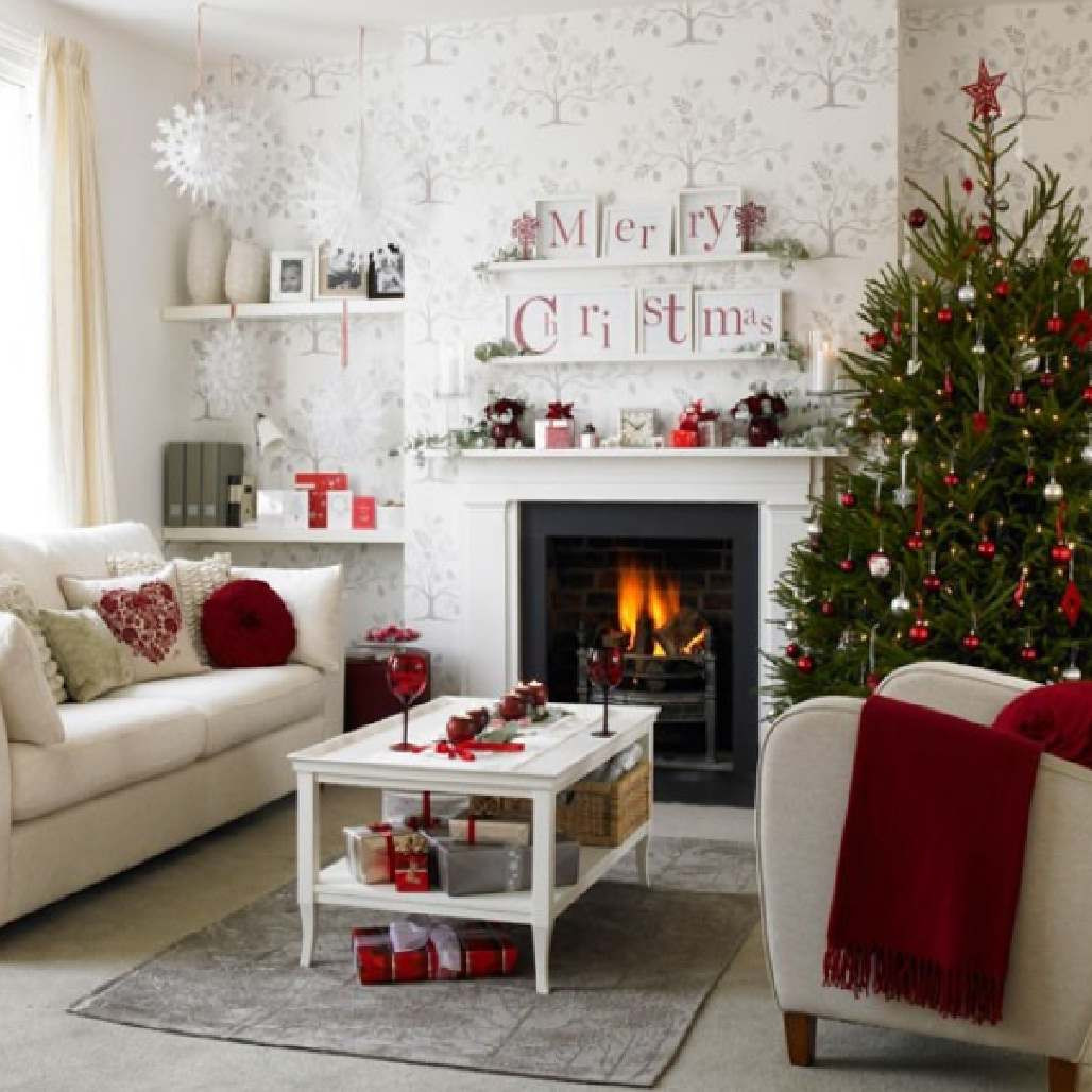 Living Room Decor For Christmas
 Magical Christmas living room ideas