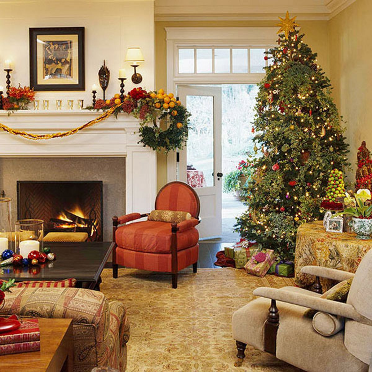 Living Room Decor For Christmas
 Magical Christmas living room ideas