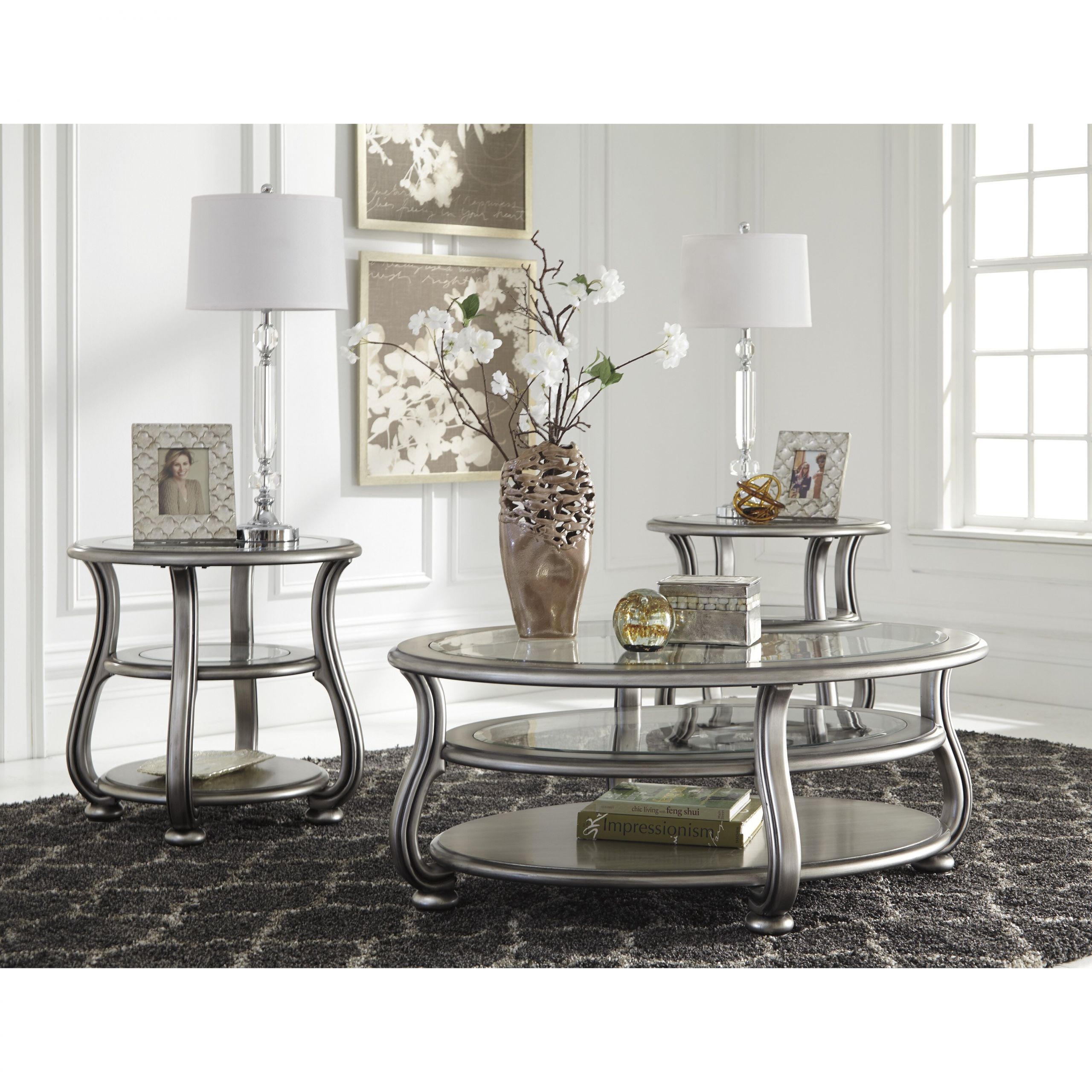 Living Room End Table Sets
 Signature Design by Ashley Coralayne Coffee Table Set