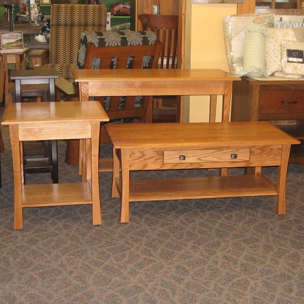 Living Room End Table Sets
 Tyron Style Living Room Table Set Includes Sofa End and