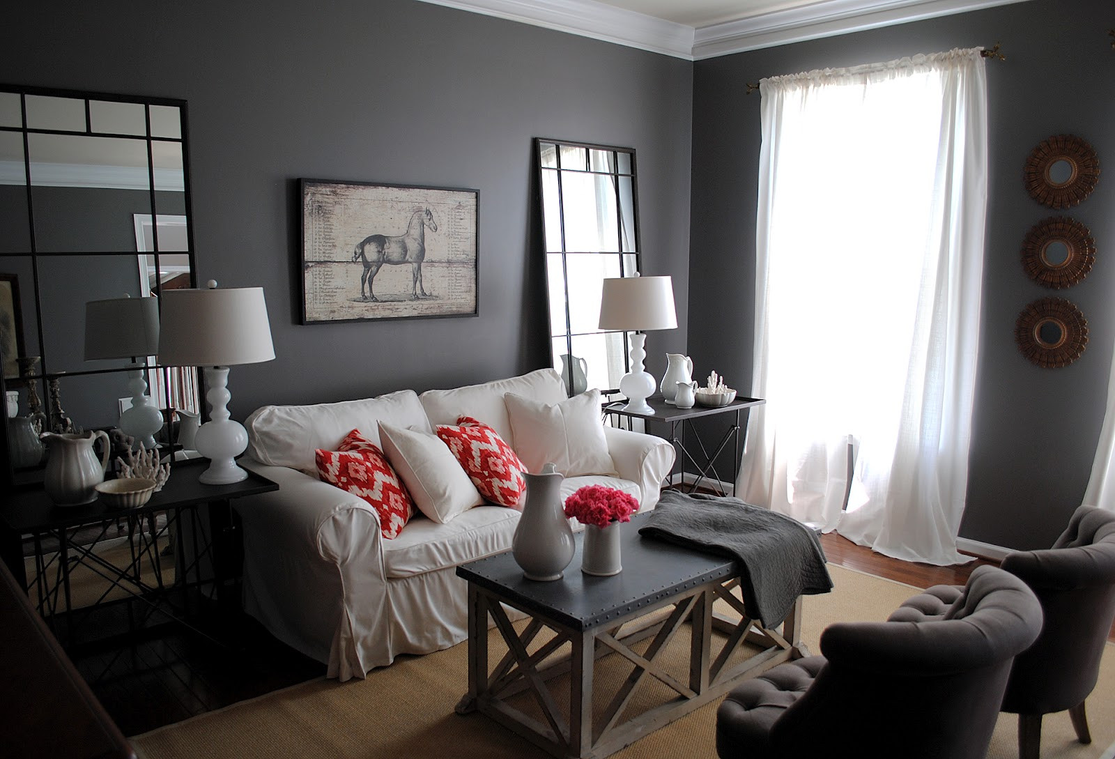 Living Room Grey Walls
 Grey Paint Colors for Modern and Minimalist Home MidCityEast