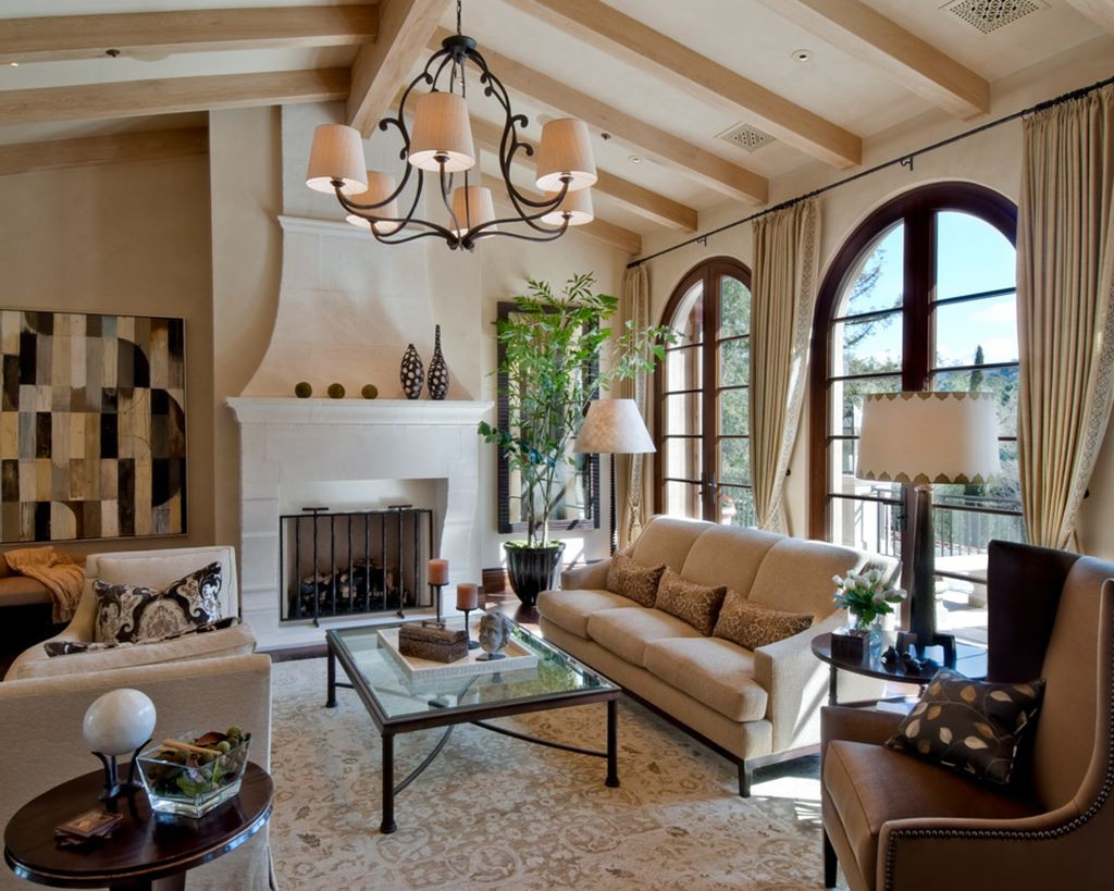 Living Room Remodeling Ideas
 Mediterranean Style living room design ideas