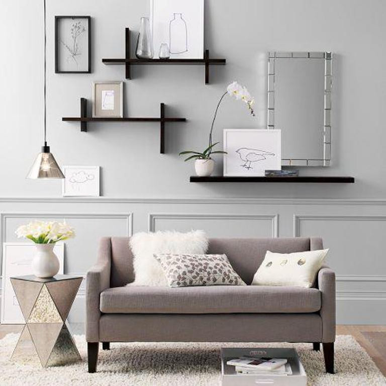 Living Room Wall Shelves
 15 Modern Floating Shelves Design Ideas Rilane