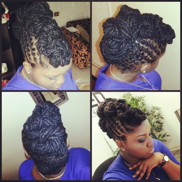 Loc Updo Hairstyles
 215 best images about Loc Updos on Pinterest