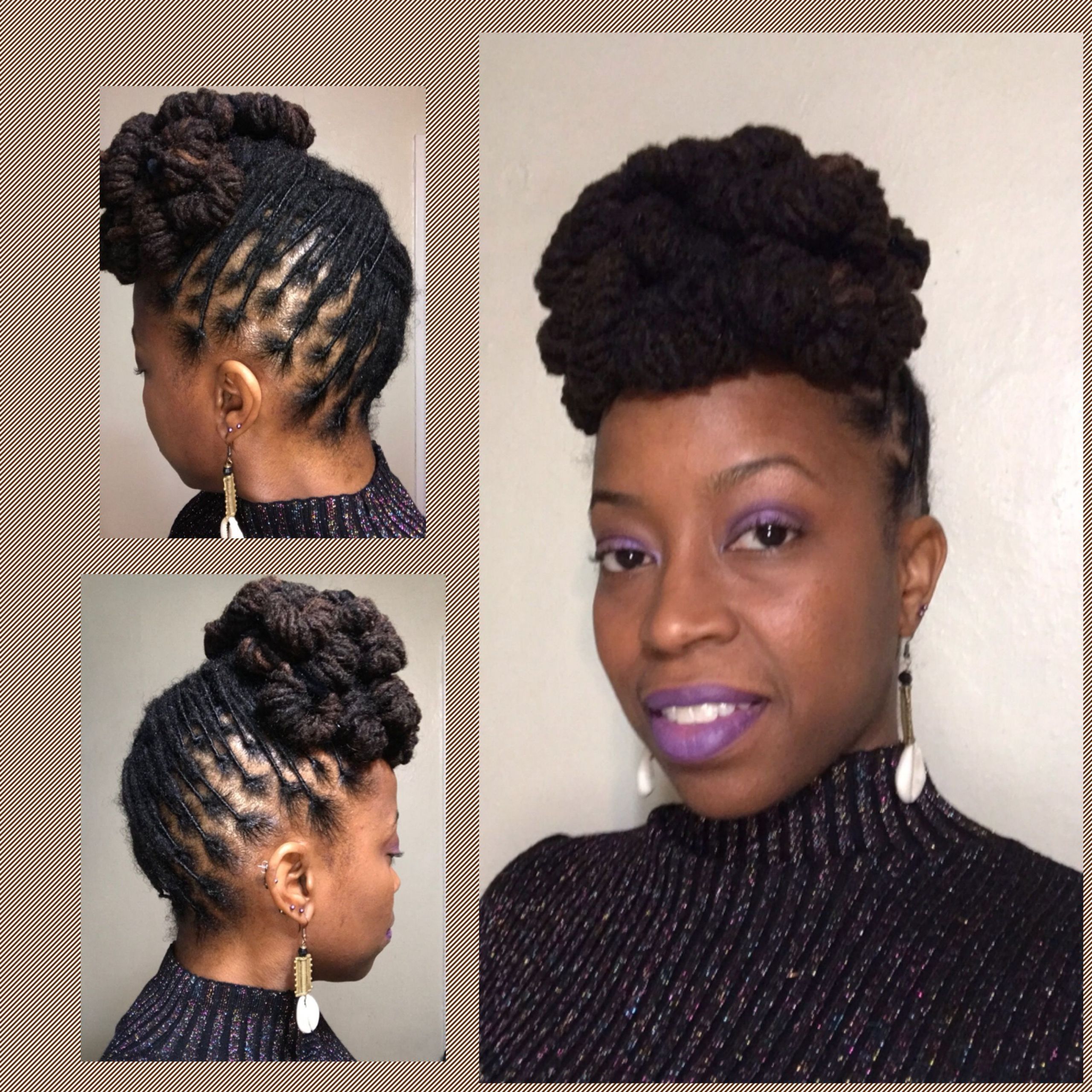 Loc Updo Hairstyles
 Style by TruRoots locupdo locs locstyles updo