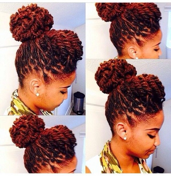 Loc Updo Hairstyles
 17 Best images about Loc Updos on Pinterest