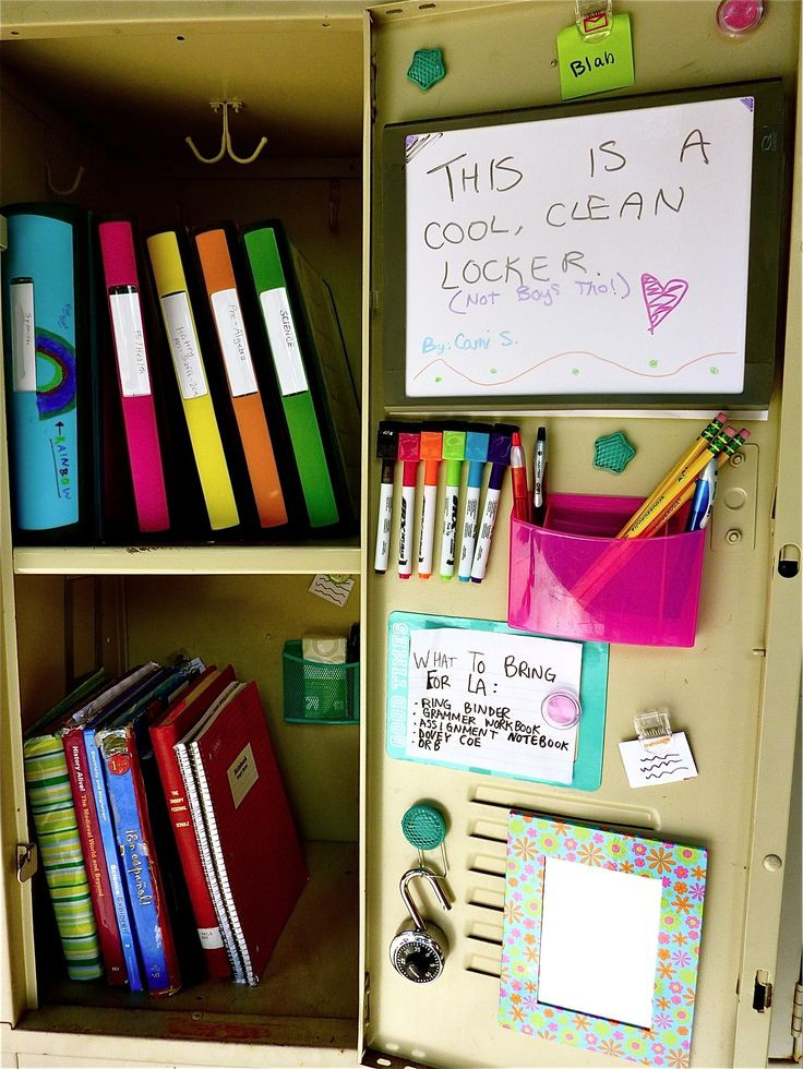 Locker Decor DIY
 Locker Decoration Ideas