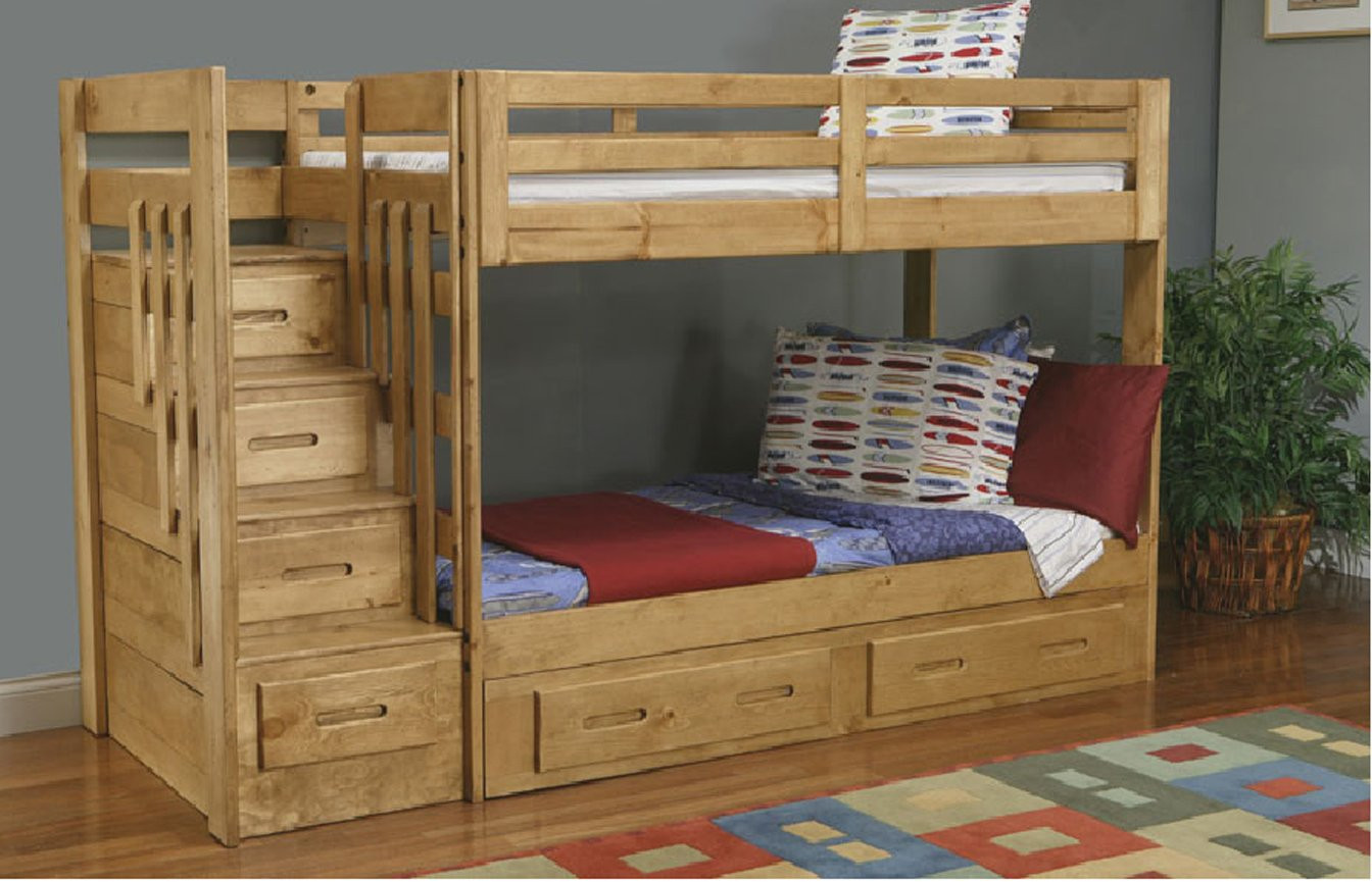 Loft Bed Plans DIY
 Bunk Bed With Stairs Plans