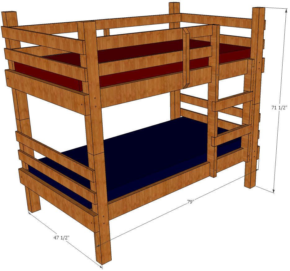 Loft Bed Plans DIY
 Bunk Bed Plans Free