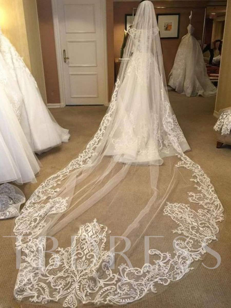 Long Cathedral Wedding Veils
 1 Tier Long Wedding Cathedral Veil Tbdress