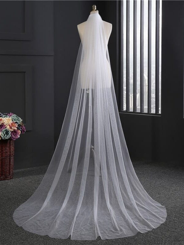 Long Cathedral Wedding Veils
 Cathedral Long Wedding Veil With b 3m Uniqistic