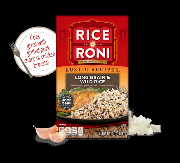 Long Grain And Wild Rice
 Rustic Recipes Long Grain & Wild Rice Rice A Roni