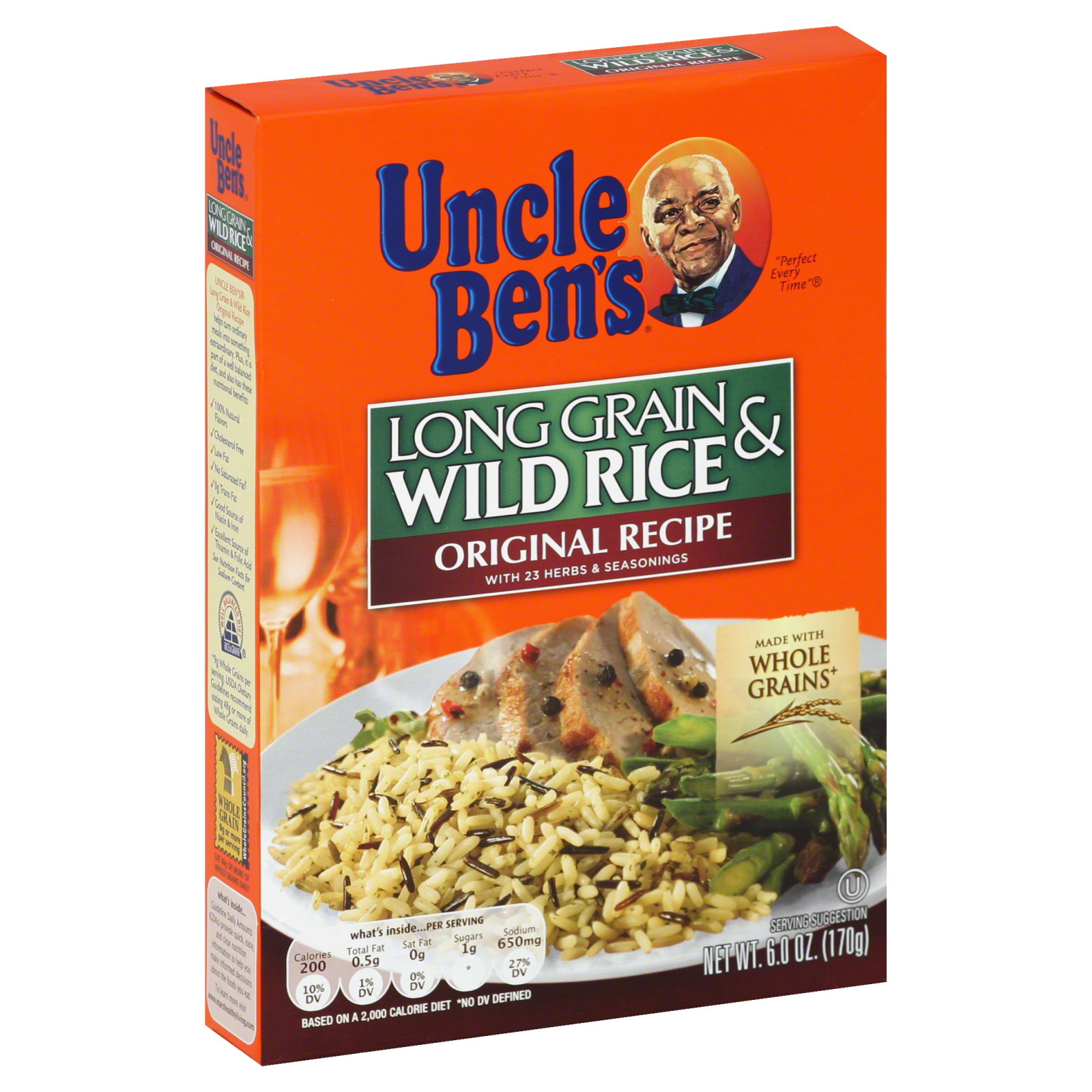 Long Grain And Wild Rice
 UPC Uncle Bens Long Grain and Wild Rice