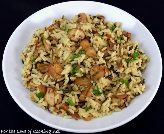 Long Grain And Wild Rice
 Long Grain and Wild Rice with Mushrooms and Shallots