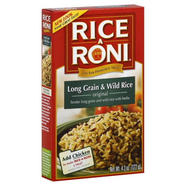 Long Grain And Wild Rice
 Rice A Roni Long Grain & Wild Rice