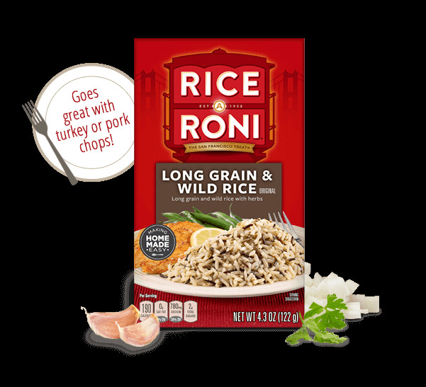 Long Grain And Wild Rice
 Long Grain & Wild Rice Rice A Roni