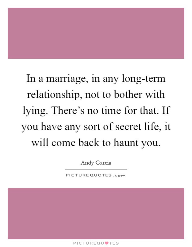 Long Term Relationship Quotes
 In a marriage in any long term relationship not to