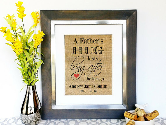 Loss Of Father Gift Ideas
 IN MEMORY of DAD Sympathy Gifts Men Death of Dad Death of