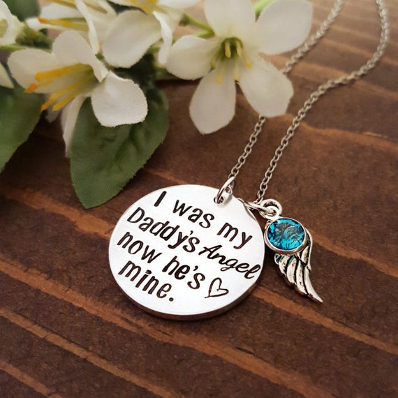 Loss Of Father Gift Ideas
 Memorial Necklace For Loss A Father Memorial Necklace For