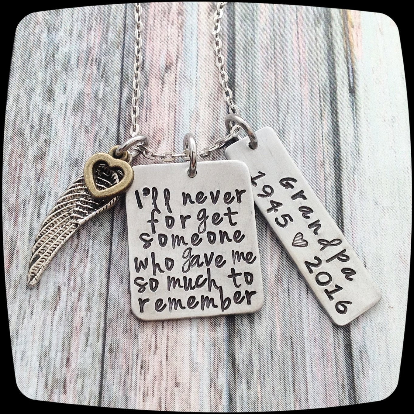 Loss Of Father Gift Ideas
 Memorial Gift Remembrance Necklace Loss of dad by