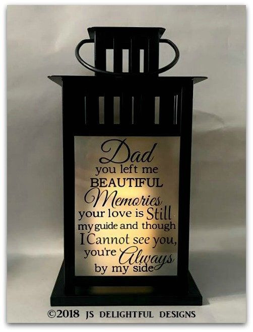 Loss Of Father Gift Ideas
 Loss of Dad Loss of Father Loss of Dad PHOTO Lantern