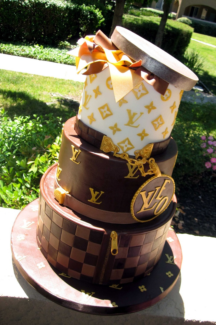 Louis Vuitton Birthday Cake
 Best 25 Louis vuitton cake ideas on Pinterest