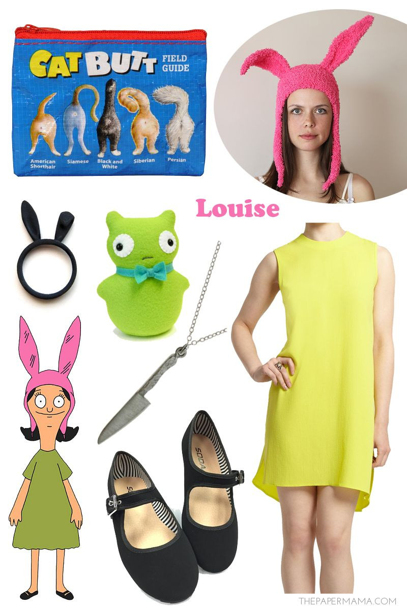 Louise Belcher Costume DIY
 Day 2 Bob’s Burgers Costume Inspiration for the la s