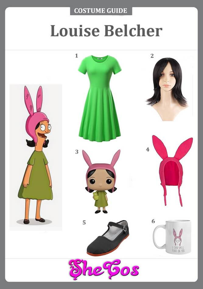 Louise Belcher Costume DIY
 How to Get Your Lovely Louise Belcher Costume