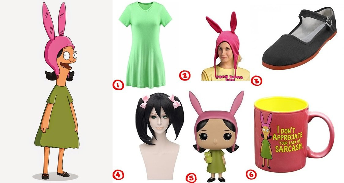 Louise Belcher Costume DIY
 Louise Belcher Costume for Cosplay & Halloween 2020