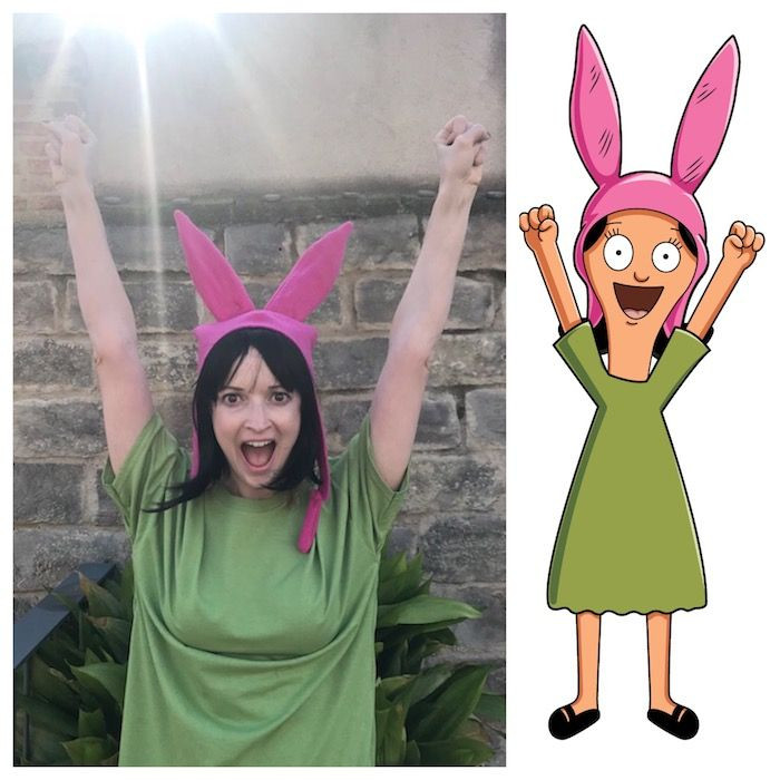 Louise Belcher Costume DIY
 DIY Halloween Bob s Burgers Louise Belcher Costume